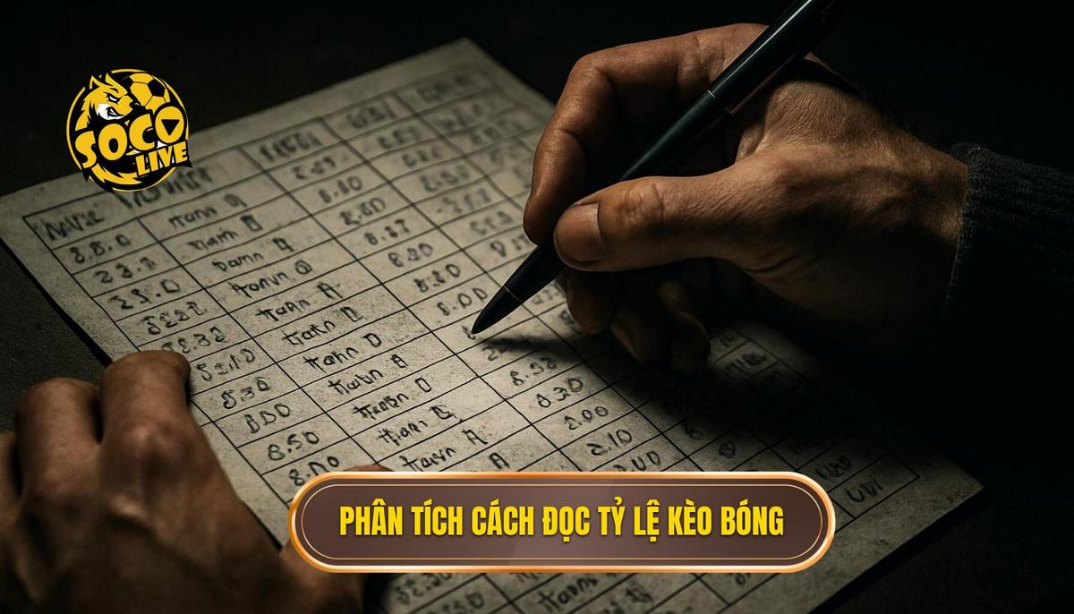 Phân Tích Chuyên Sâu Cách Đọc Tỷ Lệ Kèo Bóng Đá