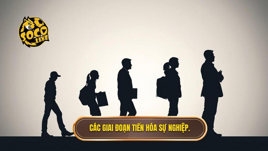 Các giai đoạn tiến hóa sự nghiệp.