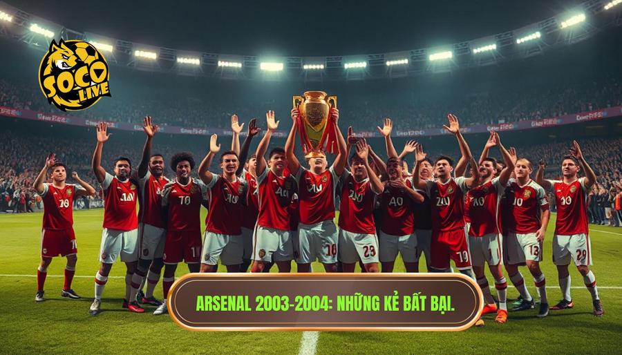 Chuỗi bất bại dài nhất trong lịch sử bóng đá: Khi những giới hạn bị phá bỏ 2 Arsenal (2003-2004): Những kẻ bất bại tại Ngoại hạng Anh